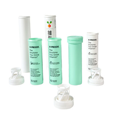 Multivitamin Vitamin C Private Label PP Effervescent Tablet Tube Bottle Lid As Picture