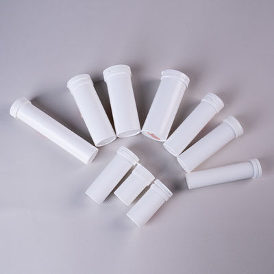 2024 PP Material Offset Printing Effervescent Tablets Bottle with Desiccant Flip Cover