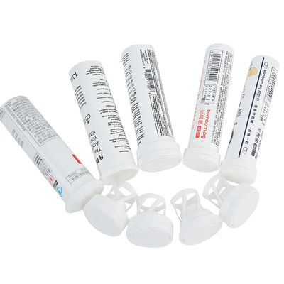 2024 Customized Plastic PP Effervescent Tablet Tube Flip-sealed Pill Bottle for Food