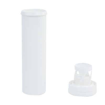 Personal Care Clear Plastic Vitamin C Effervescent Tablet Tubes with Lid Packaging Box