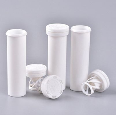 Custom Candy Container 84mm 99mm 96mm Empty PP Plastic Effervescent Tablet Tubes with Desiccant Cap