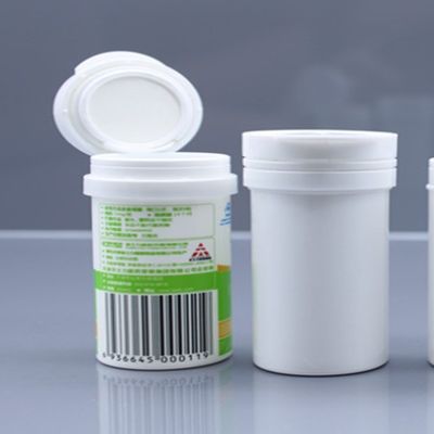 Customized Color Effervescent Tablet Flip-top Tube with Desiccant and Food Grade Plastic