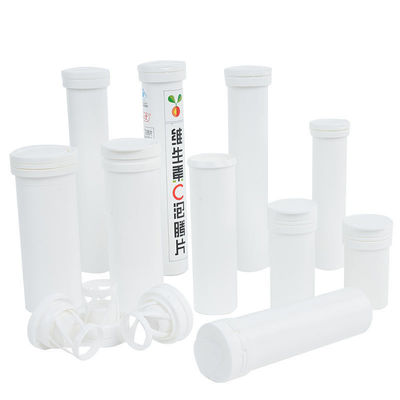 Customized Logo PP Effervescent Tablet Tube With Cap 6 Colors MAX Print PP Material