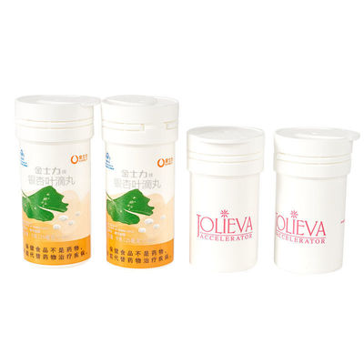 Custom PP Collar Vitamin C Plus Effervescent Tablet Bottles  OEM Acceptance in 2024