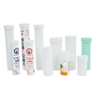 PP Cap Effervescent Tablet Tube for Large Capacity 200mm Medical Pills Packaging
