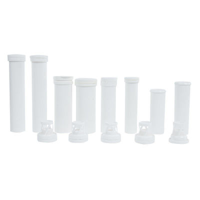 PP Material Flip Cap Plastic PP Collagen Effervescent Tablets Bottles for Private Label