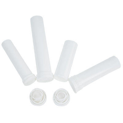PP Material Flip Cap Plastic PP Collagen Effervescent Tablets Bottles Private Label