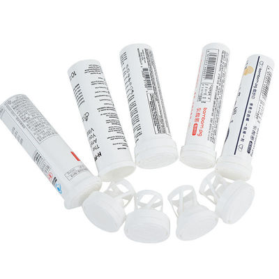 PP Material Flip Cap Plastic PP Collagen Effervescent Tablets Bottles for Private Label