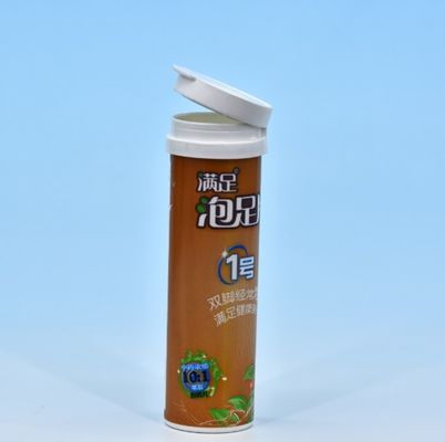 Plastic PP Tubes with or without Desiccant Spiral Lids for the packaging of supplements