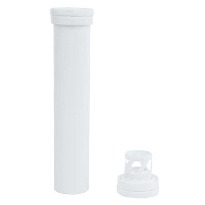 Plastic PP Tubes With Spiral Lids For Packaging Of Effervescent Tablets Supplements