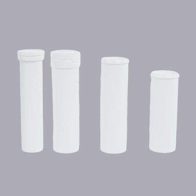Custom 84mm 92mm 99mm 96mm 133mm 144mm PP Collar White Empty Effervescent Tube with Cover